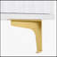 Grand portemanteau moderne avec banc, solutions de rangement multifonctionnelles et portes cannelées ultrabrillantes pour les vestibules-101628910