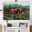 Summer Farming Tractor Fields - Ensemble de décoration murale de ferme-1526103182-1526103180