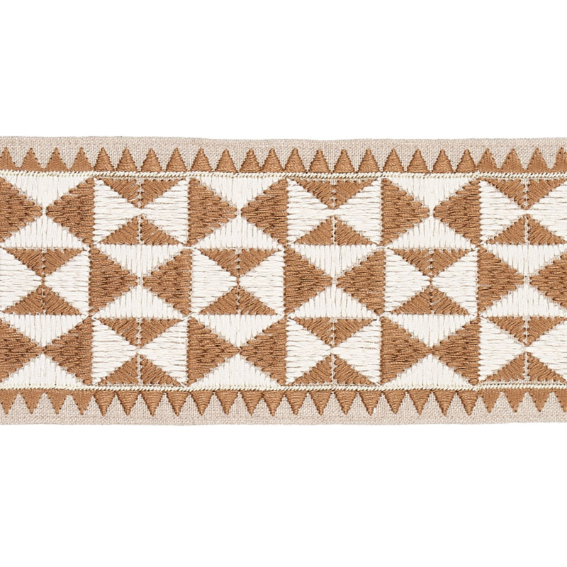 Zulma Embroidered Tape, Sand
