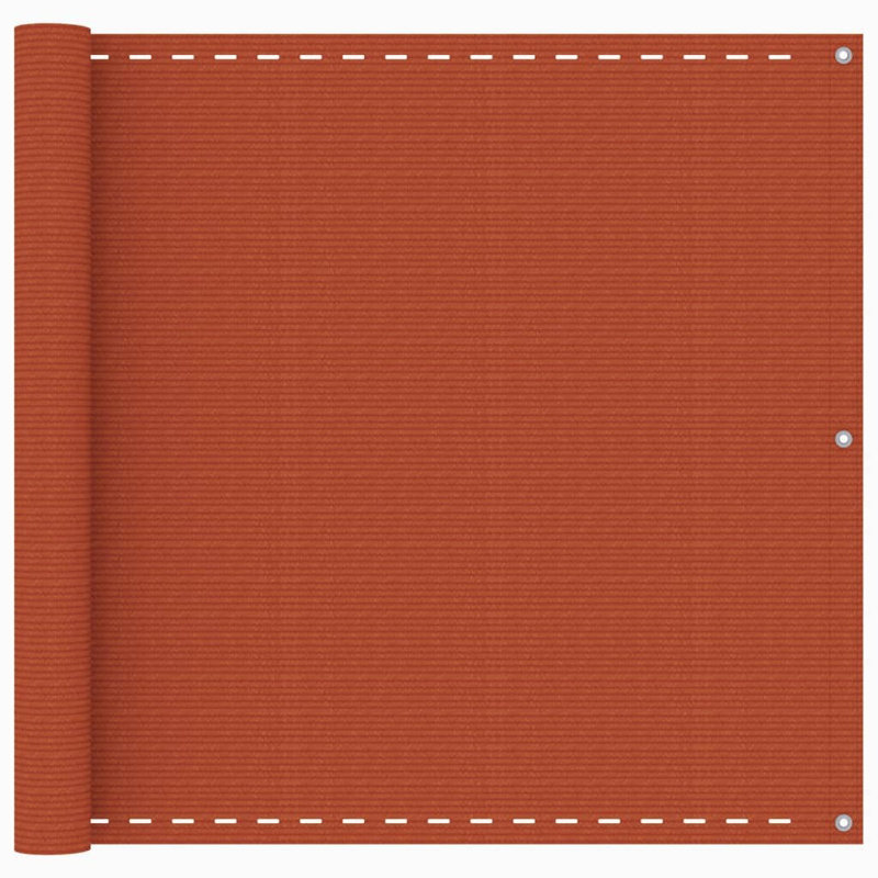 Ilan Balcony Screen Cream 90X400 Cm HDPE,  Orange