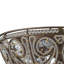 Vintage Roman-Inspired 3-Light Umbrella Crystal Flush Mount Ceiling Light