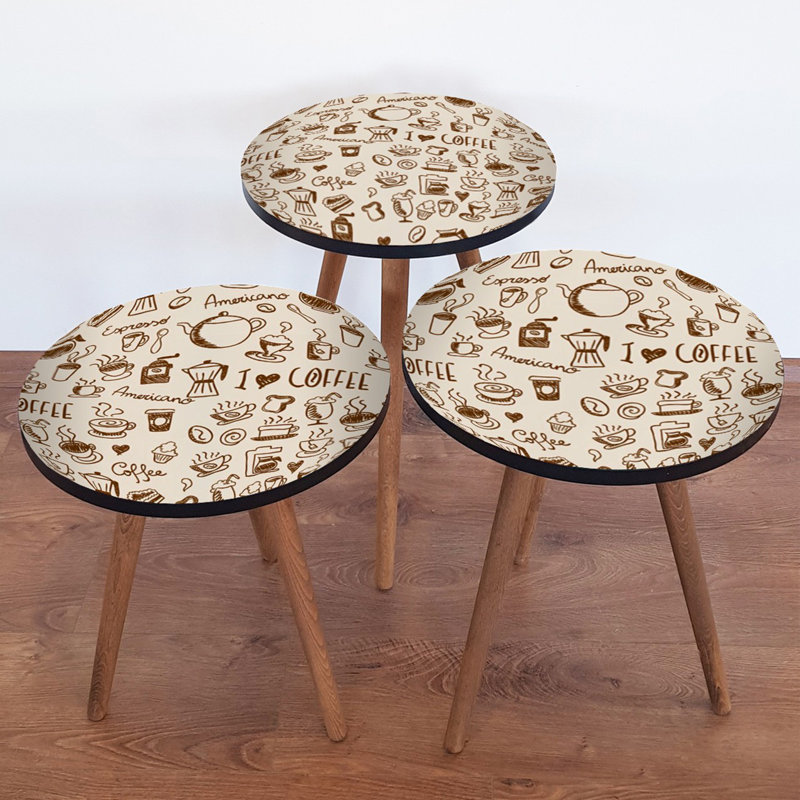 Tables gigognes 3 pieds Cheryle