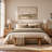 Modern Wood Table Lamp with Linen Shade