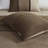 Piece Faux Suede Comforter Set Queen - Brown