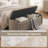 51.4" Enlarged Plush Teddy Chenille Upholstered Storage Ottoman Bench, No Assembly Required-1921034323