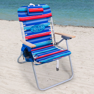 Tommy Bahama Hi-Boy 4-Position Backpack Beach Chair by East Urban Home