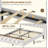 Farmhouse Upholstered Platform Queen Size Bed Frame with LED Lights and Charging Station-1290248947-1290248944