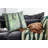Sunset Soiree Striped Reversible Throw Pillow
