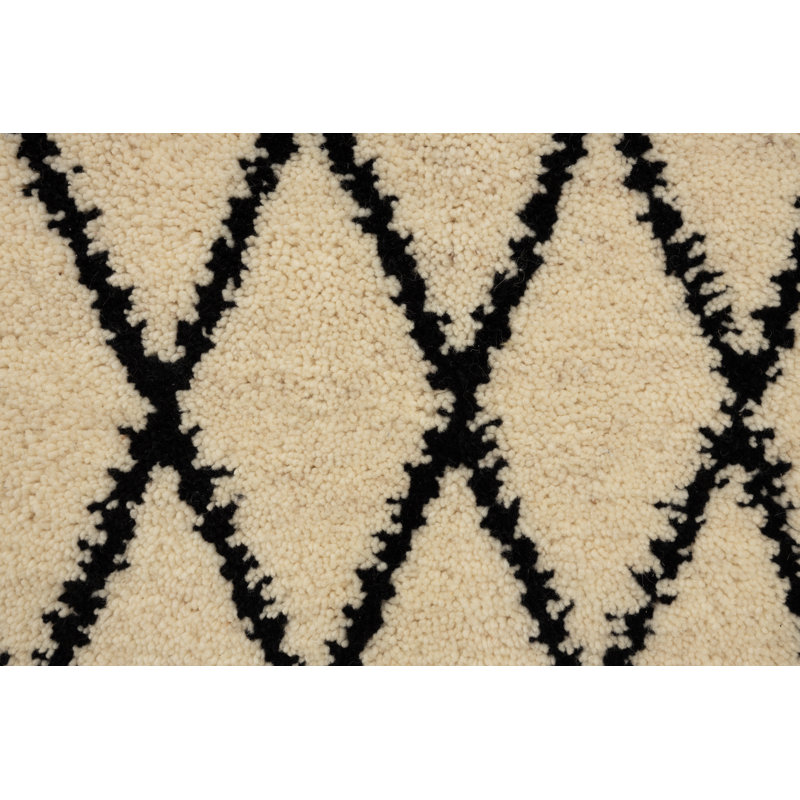 Geometric Hand Woven Area Rug, Runner 70x 240cm