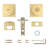 Pismo Privacy (Bed & Bath) Circle Knob-95452827