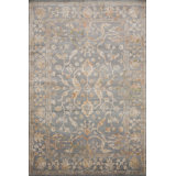 Jeterson Floral Gray Area Rug
