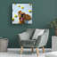 Art mural sur toile tendue - "Ball Boy" par Lucia Heffernan pour décoration de salon, de chambre à coucher ou de bureau - 24 x 24-738498564