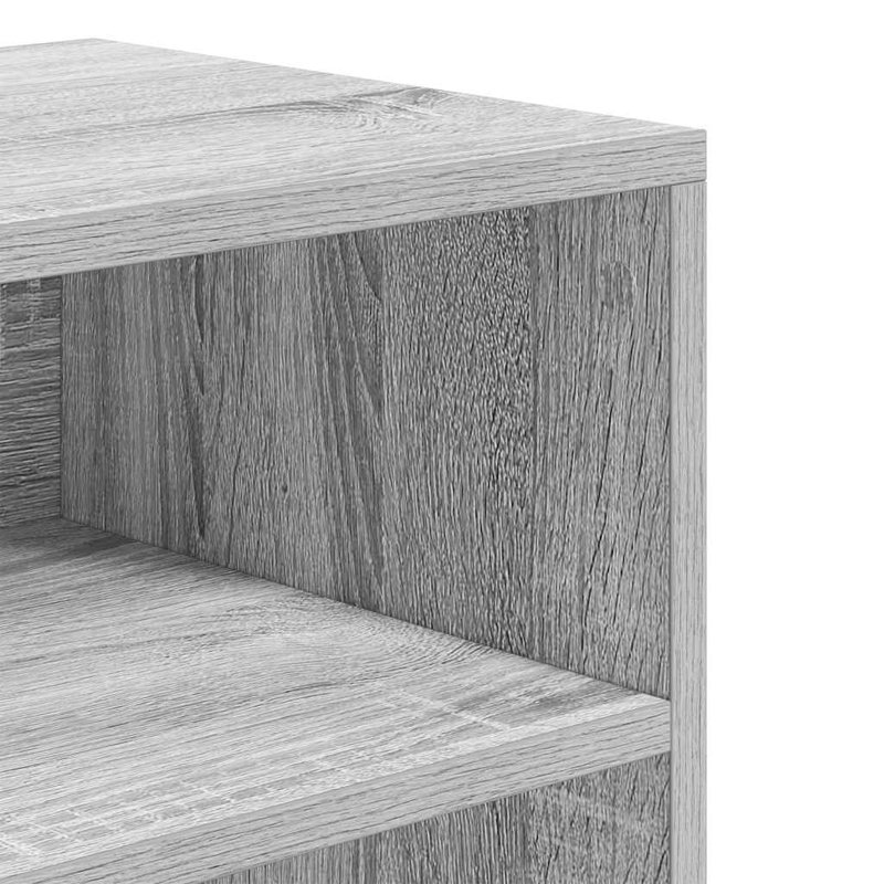 Shivin 71.5cm H x 60cm W Bookcase, Grey Sonoma