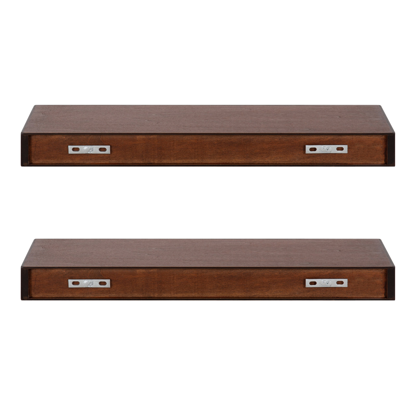 Jeremiah Floating Shelf, 2.3" H x 24" W x 8" D, Cherry