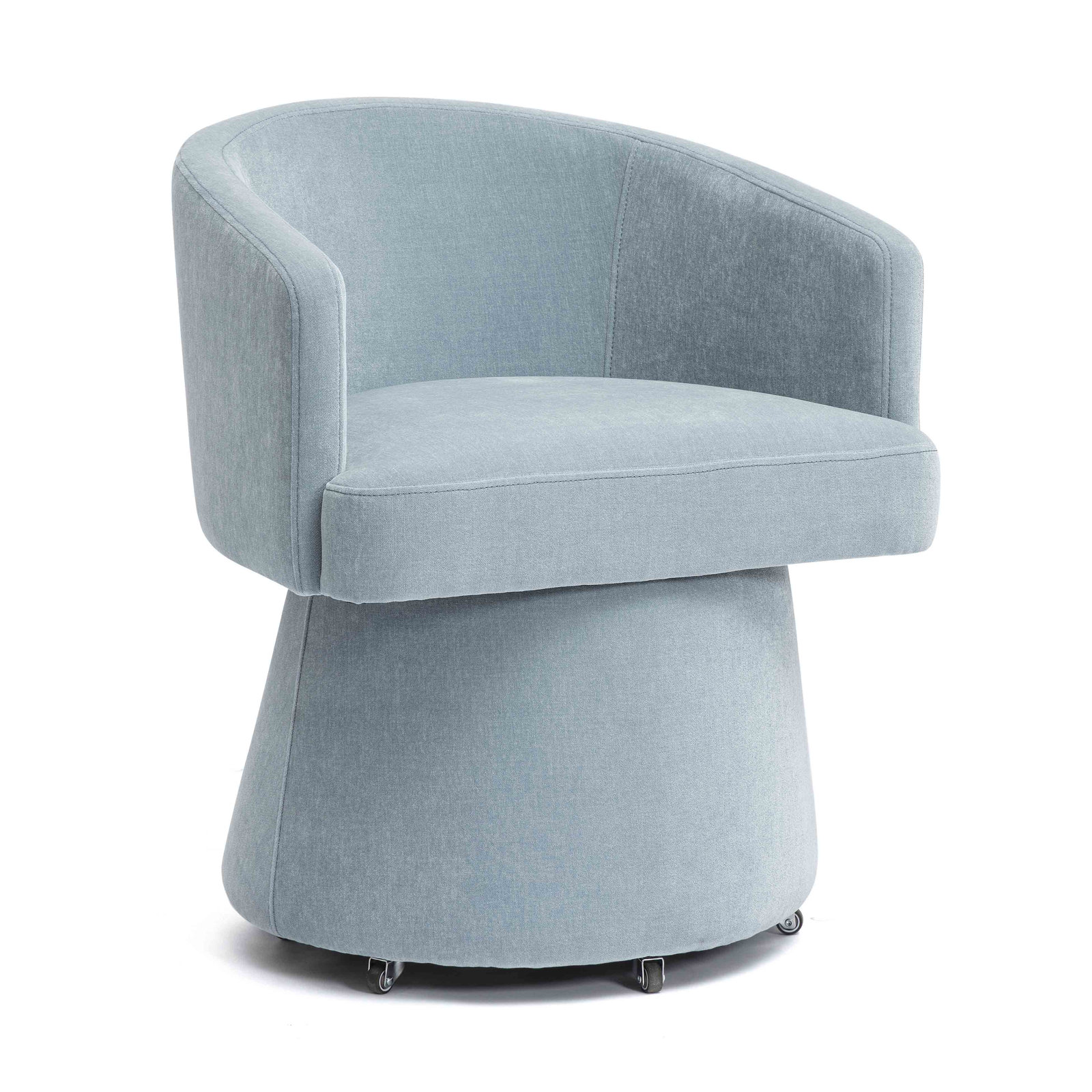 Chadbourn Recycled Fabric Office Chair, Faded  Blue