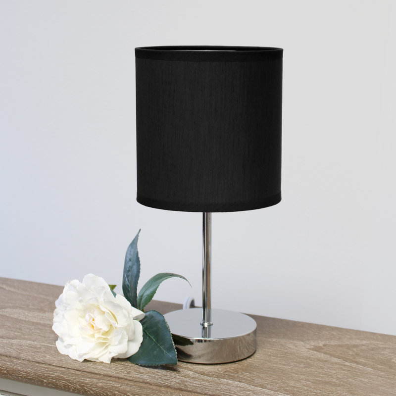 Lampe de table chromée 11 po Amandev, Rosé, Oui, Oui