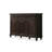 Dark-walnut Solid Wood Shoe Storage Bench