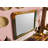 Sixties Solid Wood Asymmetrical Mirror