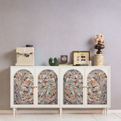 Armoire de couloir rétro en pin massif