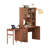 Computer Desk With 90 Degree Rotating Desktop, 43X70 Inch Office Desk With Storage Drawer And Cabinets, Gaming Desk With Open Shelves, Writing Desk For Study, Work Desk For Home Office Bedroom Living-1257029749