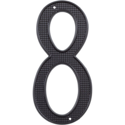 0.06'' H Weather Resistant Metal House Number