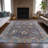 Machine Washable Indoor/Outdoor Xhevrie Gray Rug-112132083
