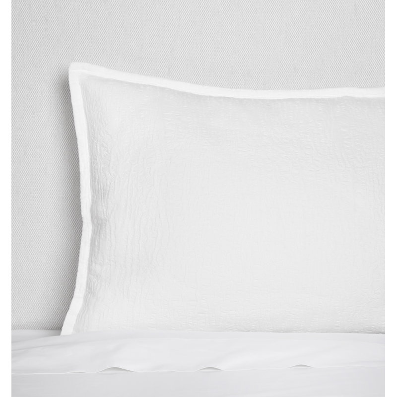 Sabino Cotton Pillow Sham, Euro, White