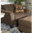 Rabelais Upholstered Armchair with Ottoman-105410608