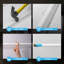 Ensemble de 4 moulures murales 96 po x 1,34 po Art3d