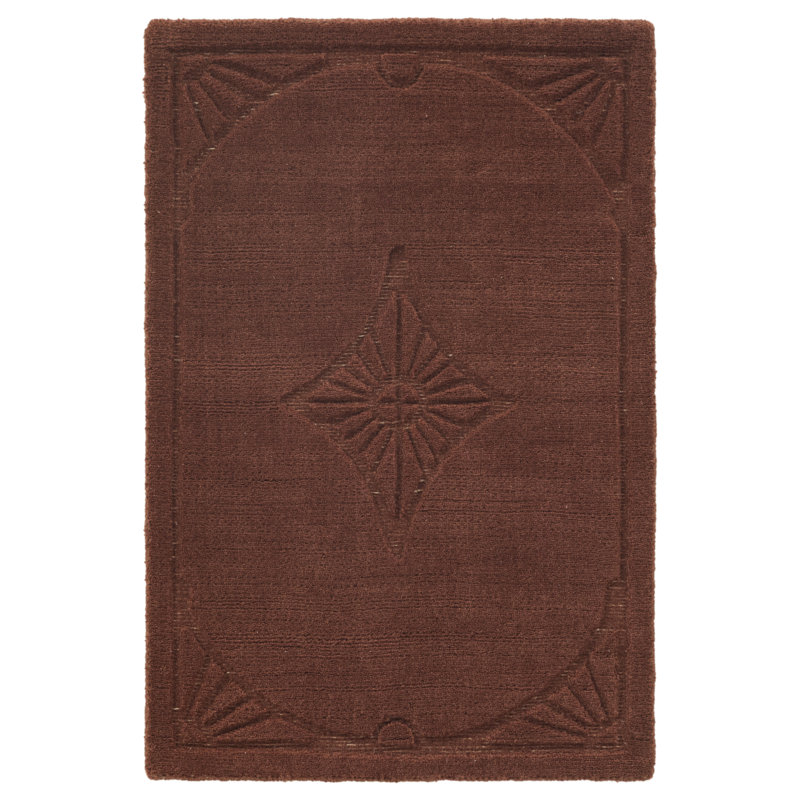 Tapis de salon tissé à la main, Rectangulaire 2 pi x 3 pi