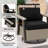 Outdoor Swivel Rocking Chairs Set, 360°Wicker Rocker Patio Rattan Chairs Patio Furniture Set-120471945