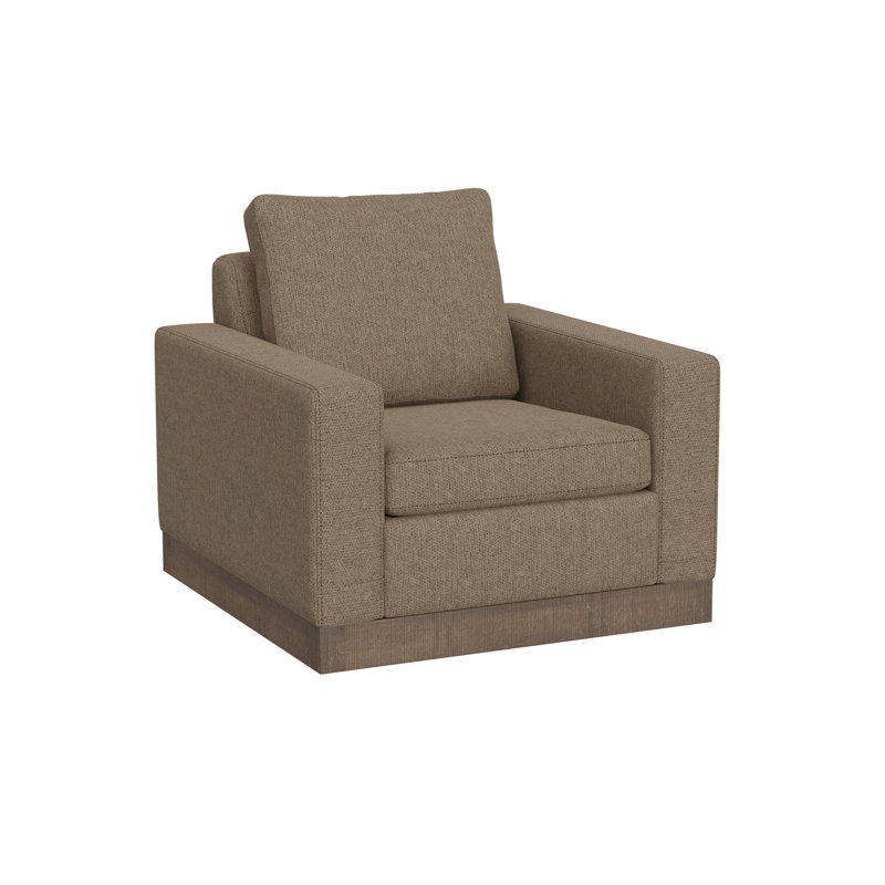 Leilarose 38,25 de large, Mélange de polyester brun pâle