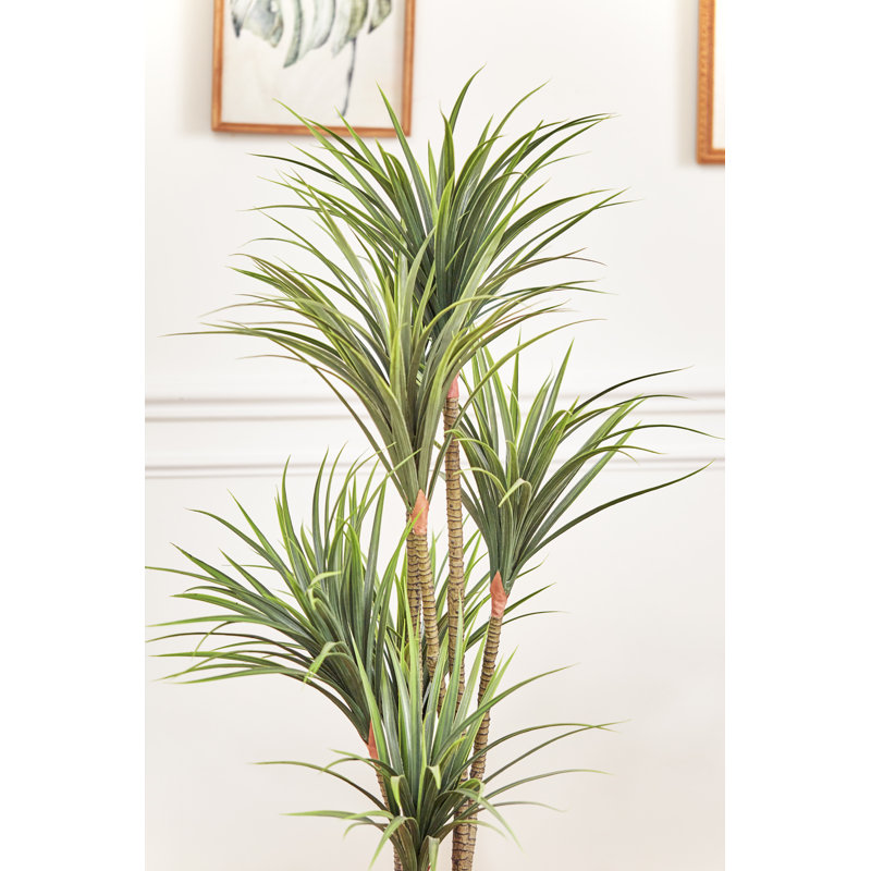 Faux yucca 59 po en pot pour la décoration intérieure