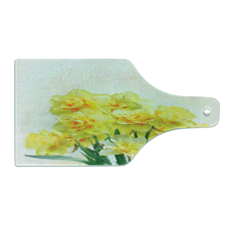 Bouquet de jonquilles en verre trempé Ambesonne