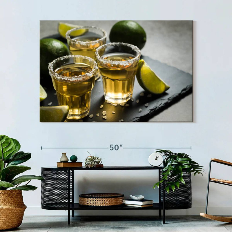 Yarlin Mexican Tequila Drinks, 34" H x 51" W