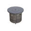 Table de foyer d'extérieur au propane en aluminium avec couvercle H 25 po x l 32 po Chamari-2016185259