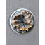Horloge murale en verre trempé topographique moderne-900228455-900228442