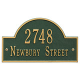 2-Line Wall Address Plaque