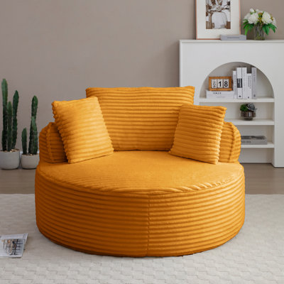 Corduroy Defino with 3 Pillows