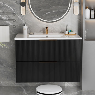 Armoire de salle de bain en bois