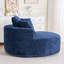Fauteuil demi-tonneau pivotant Chenille-52614172