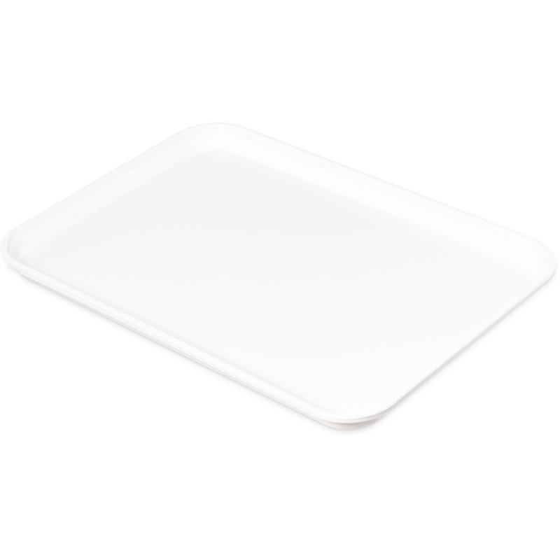 Market Plastic Pan Insert, Pearl White, 1" H x 17.75" W x 12.75" D