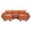 Canapé modulaire modulaire, canapé à assise profonde, canapé en velours côtelé, meubles rembourrés confortables pour le salon, appartement, studio, bureau, ayant plusieurs combinaisons
