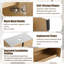 Base de meuble-lavabo simple 36 po Caldicot, armoire de base sans lavabo