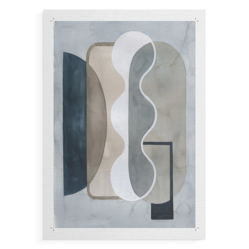 Shapes and Shadows I -Canvas Print Only - NOT FRAMED