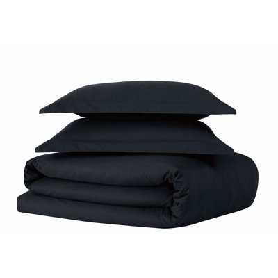 Jededian 100% Cotton Percale Duvet Cover Set