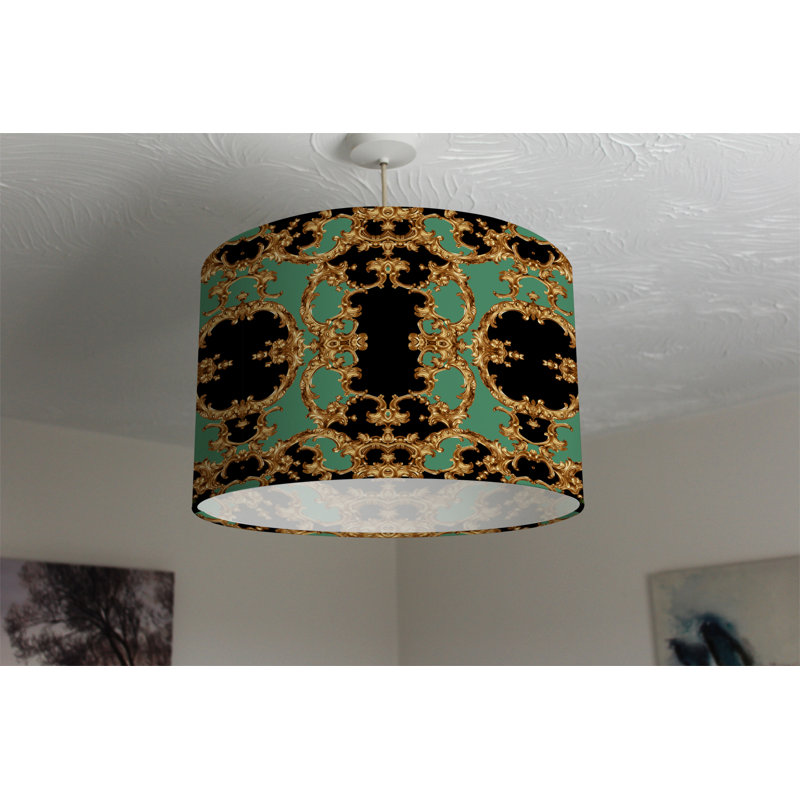 Cotton Drum Lamp Shade ( Uno ), 25cm H x 40cm W x 40cm D