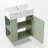 Lorimar 21.6'' Single Bathroom Vanity with Ceramic Top-288865520-298420665
