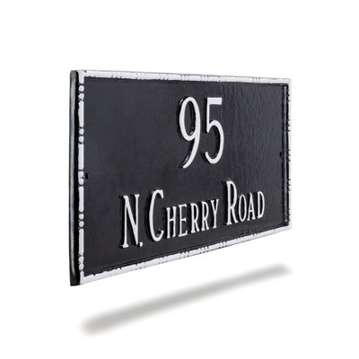 Lincoln 1-Line Lawn Address Sign