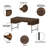 Greber Adjustable Metal Base Writing Desk